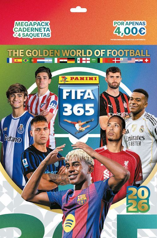 Imagem 0 de Fifa 365 2026megapack (caderneta + 4 saquetas )
