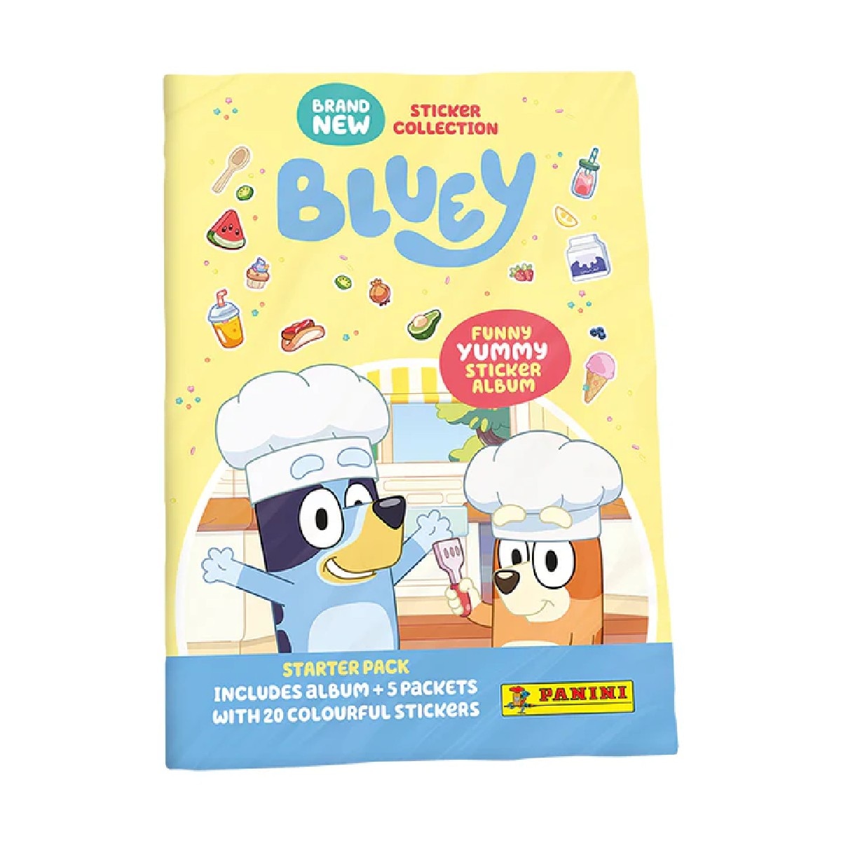 Bluey Funny Yummy Sticker Collection - Artigo Sortido. Envio realizado de forma aleatória 3