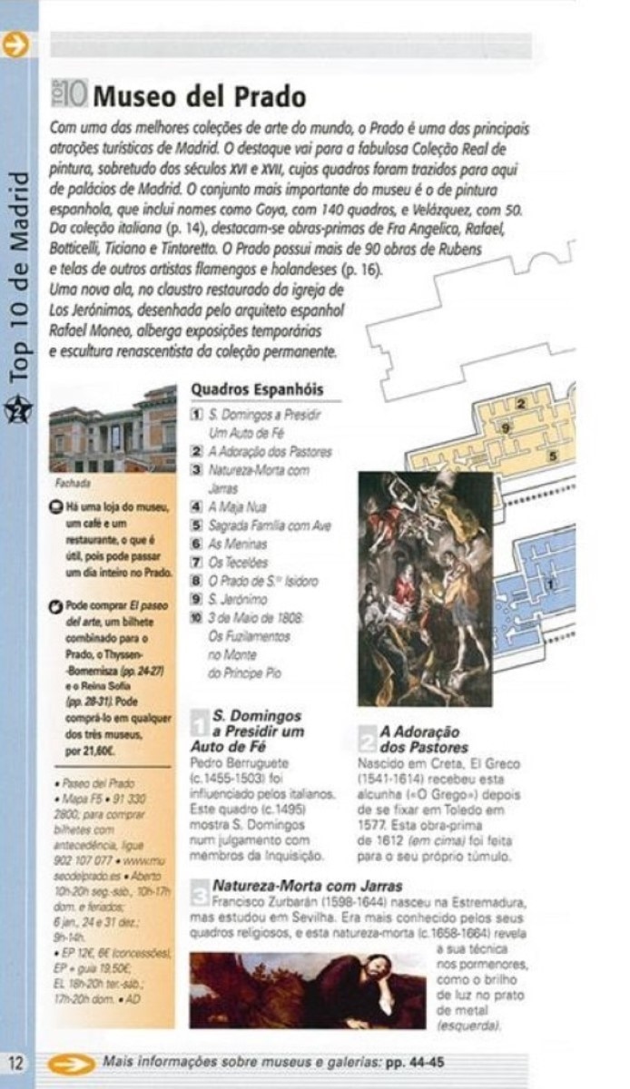 Guias de Viagem Porto Editora - Top 10 Madrid 2
