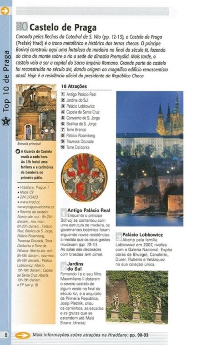Guias de Viagem Porto Editora - Top 10 Praga 2