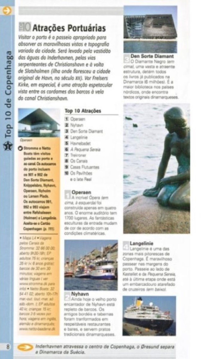 Guias de Viagem Porto Editora - Top 10 Copenhaga 2
