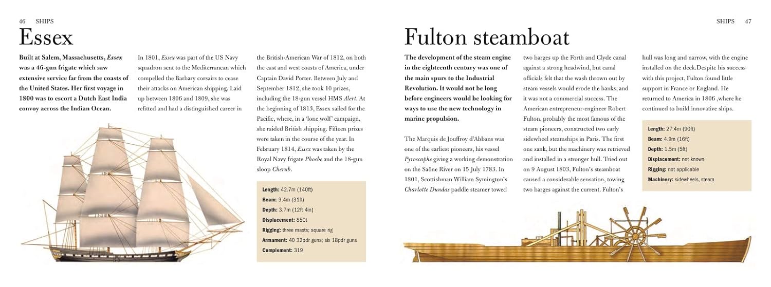 Ships: The History and Specifications of 300 World-Famous Ships (Mini Landscape) 4