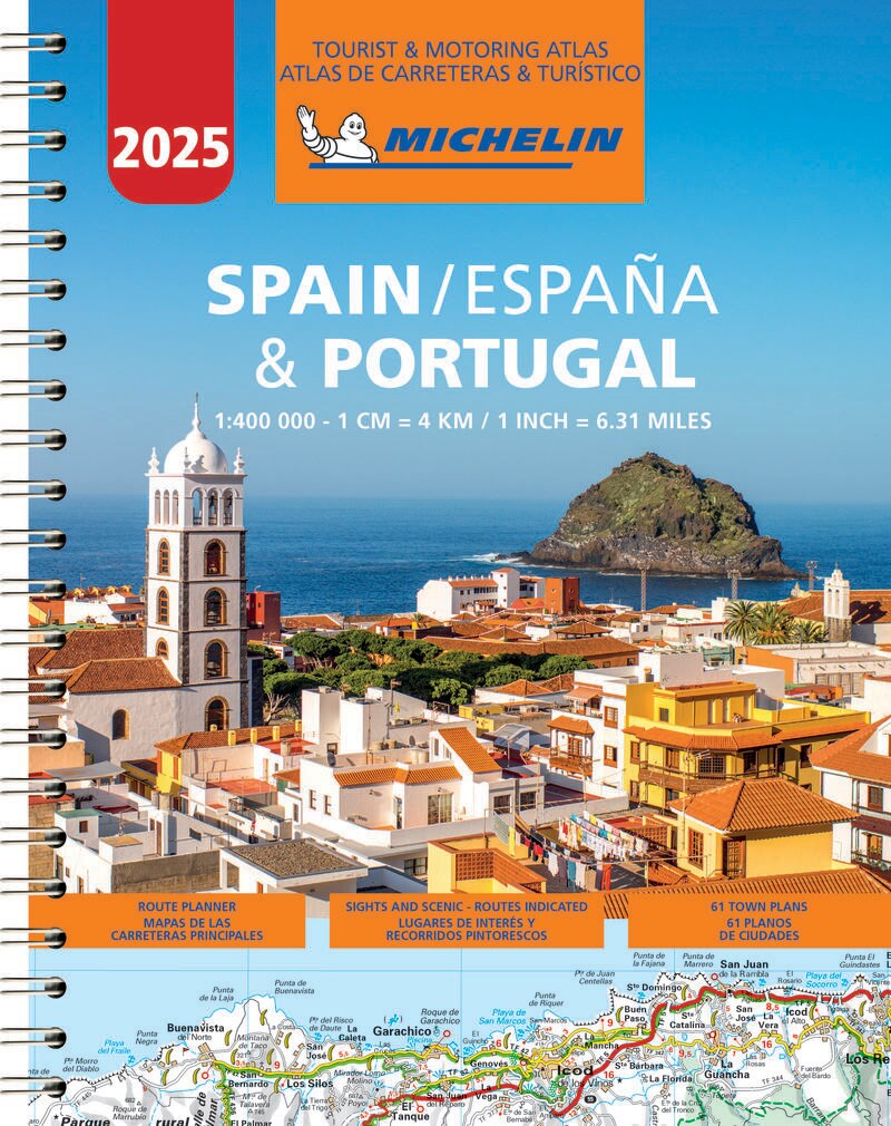 Spain & Portugal 2025 - Tourist and Motoring Atlas (A4-Spiral) 1