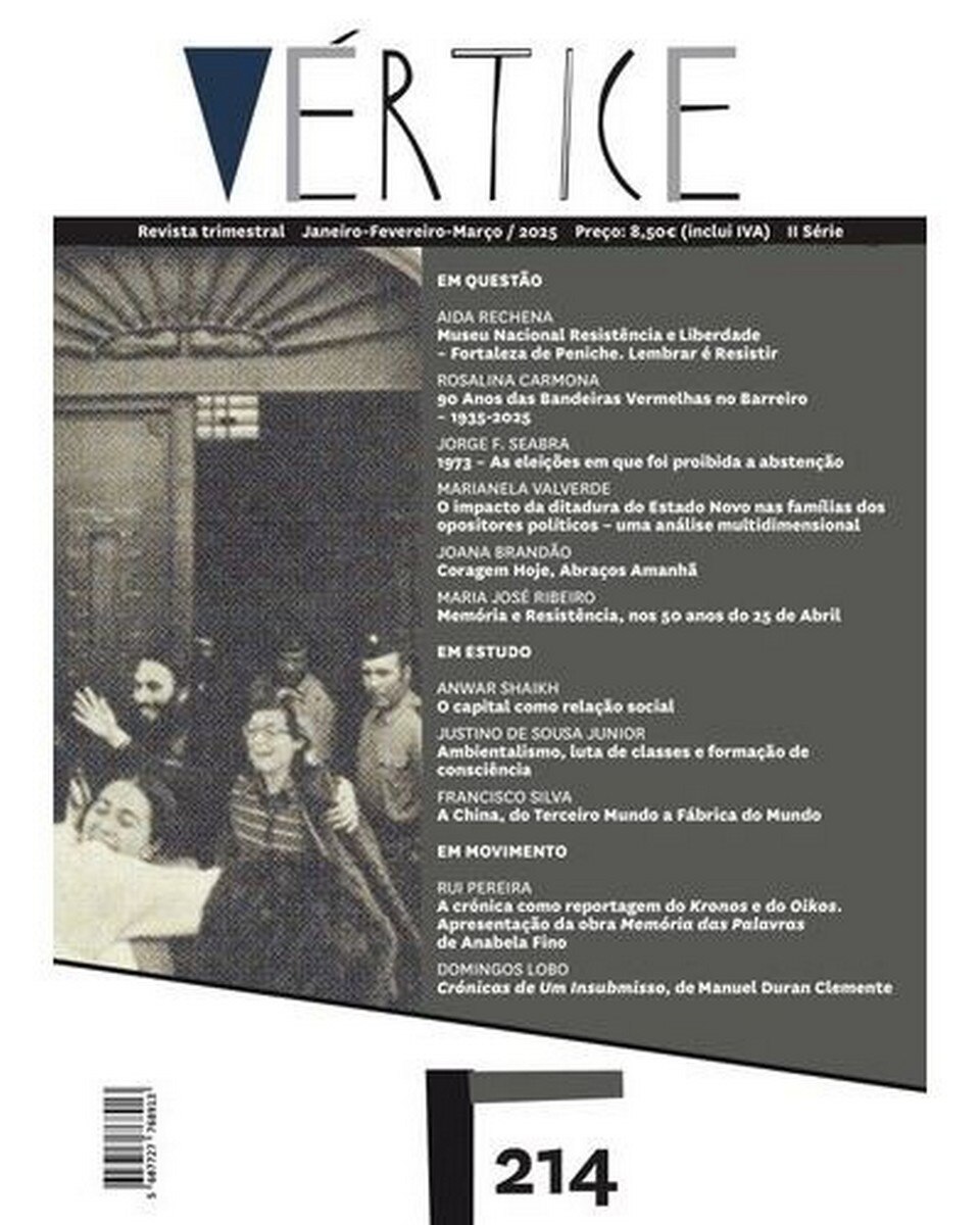 Vértice N.º 214 - II série - 2025 - Janeiro | Fevereiro | Março 1