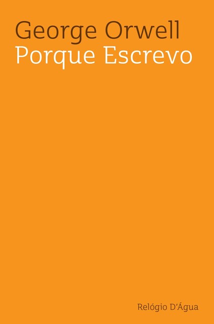 Imagem 0 de Porque Escrevo