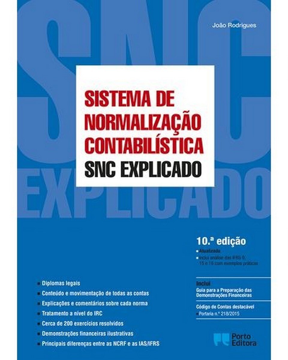 SNC - Sistema de Normalização Contabilística Explicado - 10.ª Edição 1