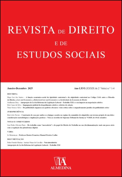 Imagem 0 de Revista de Direito e Estudos Sociais 1-4 (2025)