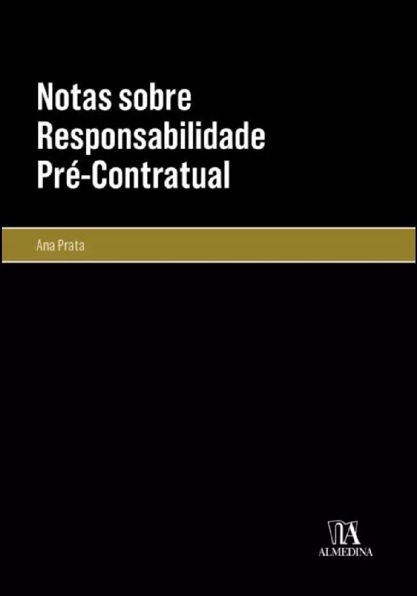 Notas sobre Responsabilidade Pré-Contratual 1