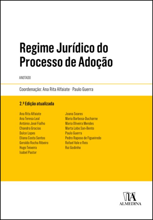 Imagem 0 de Regime Jurídico do Processo de Adoção Anotado