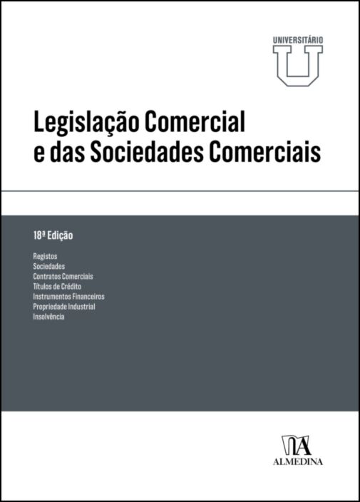 Imagem 0 de Legislação Comercial e das Sociedades Comerciais - Edição Universitária