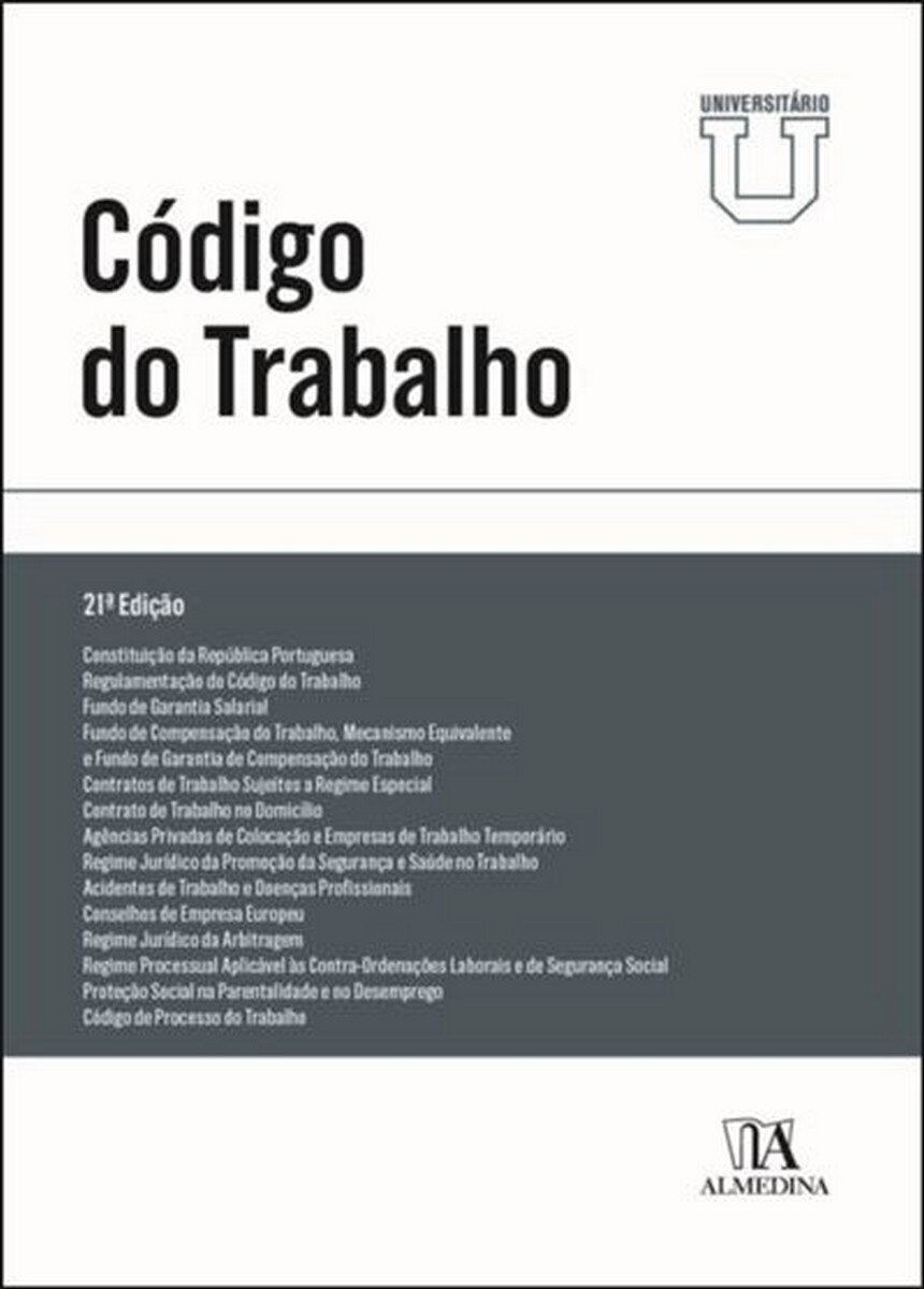 Imagem 0 de Código do Trabalho - Edição Universitária (21ª Edição)