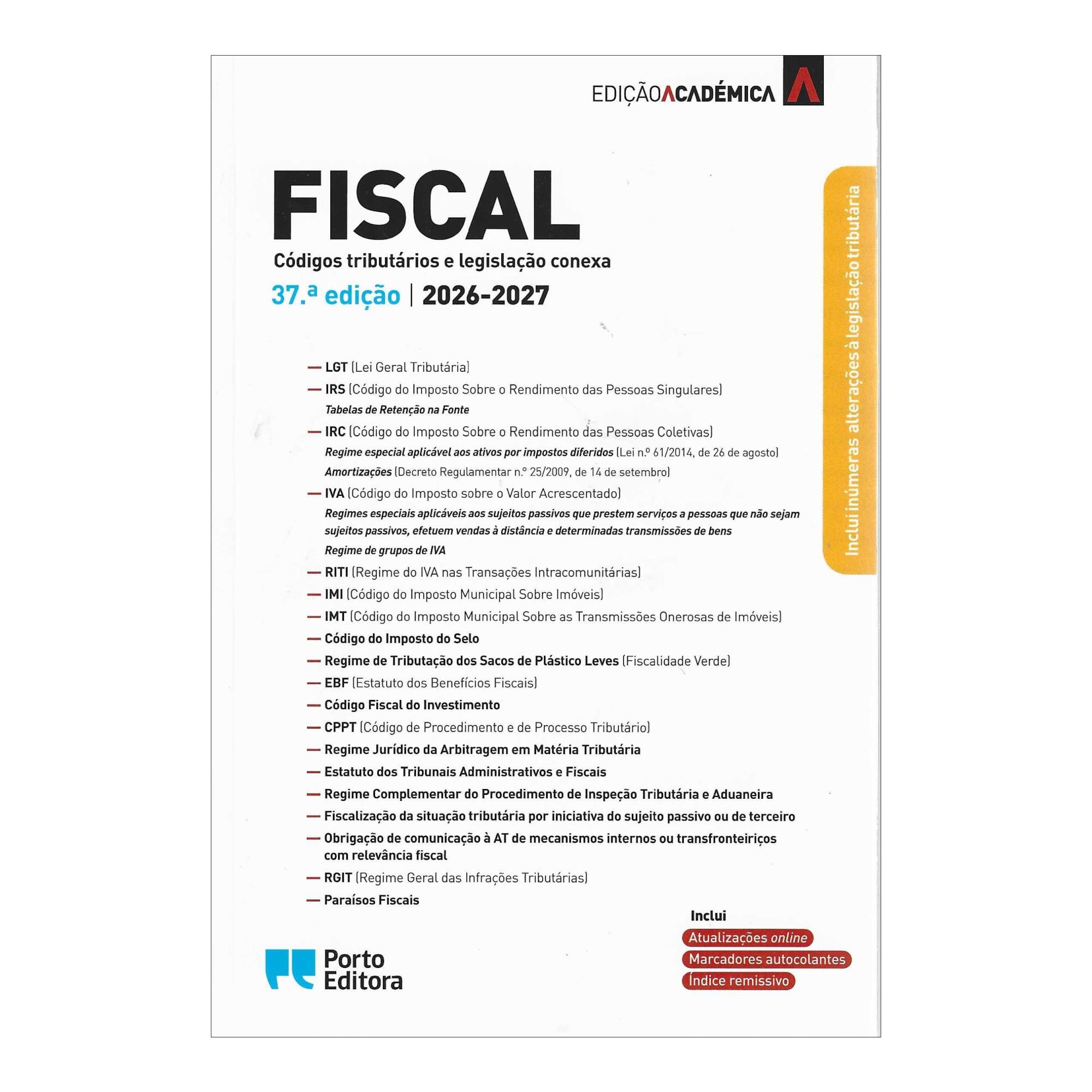 Imagem 0 de Fiscal - Edição Académica 37ª Edição