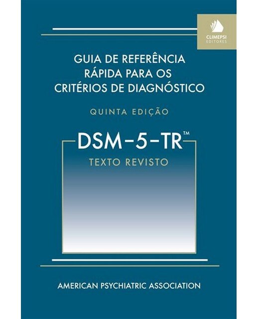 Imagem 0 de Dsm-5-tr guia de reeferencia rapida para os criter