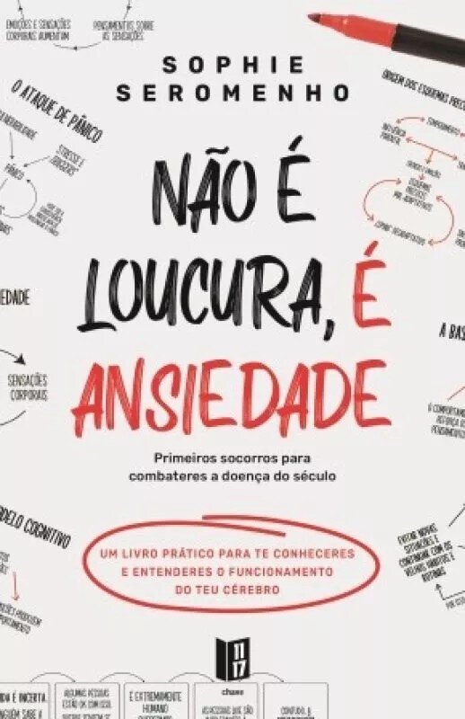 Não é Loucura é Ansiedade - Primeiros socorros para combateres a doença do século - Livro de bolso 1