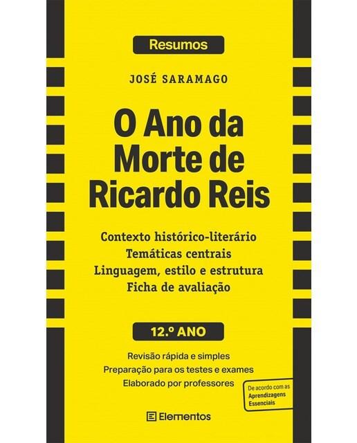 Imagem 0 de Resumos - O Ano da Morte de Ricardo Reis - José Saramago - 12.º ano
