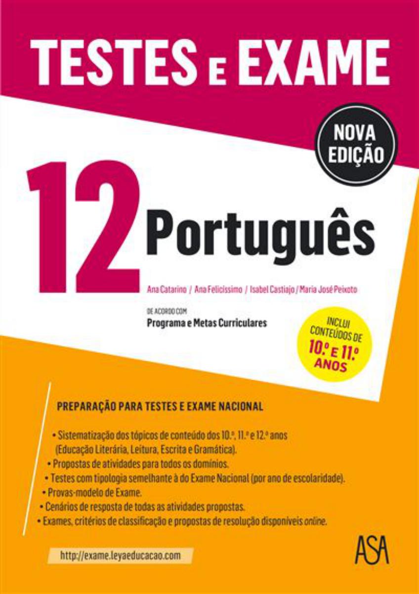 Imagem 0 de Testes e Exame Português 12.º Ano