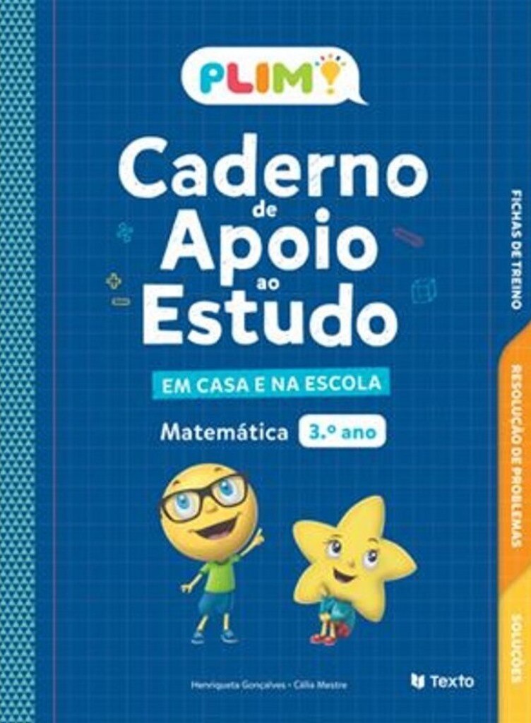 Imagem 0 de Plim! Caderno de Apoio ao Estudo -  Matemática 3º Ano