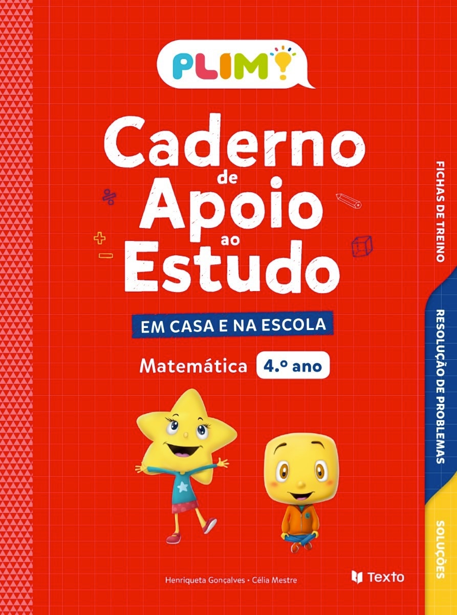 Imagem 0 de Plim! Caderno de Apoio ao Estudo - Matemática 4.º ano