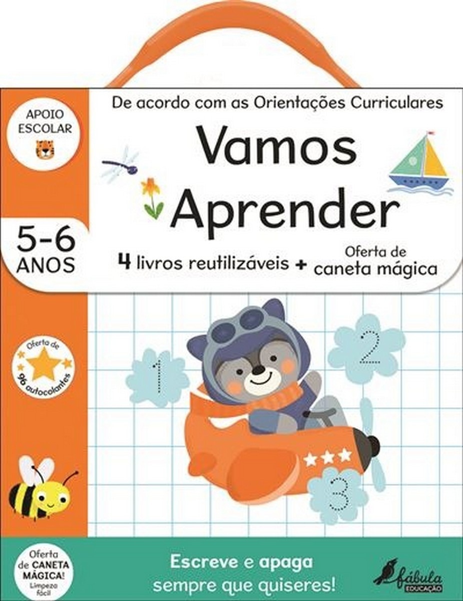 Imagem 0 de Vamos Aprender 5-6 Anos - Escreve e apaga sempre que quiseres