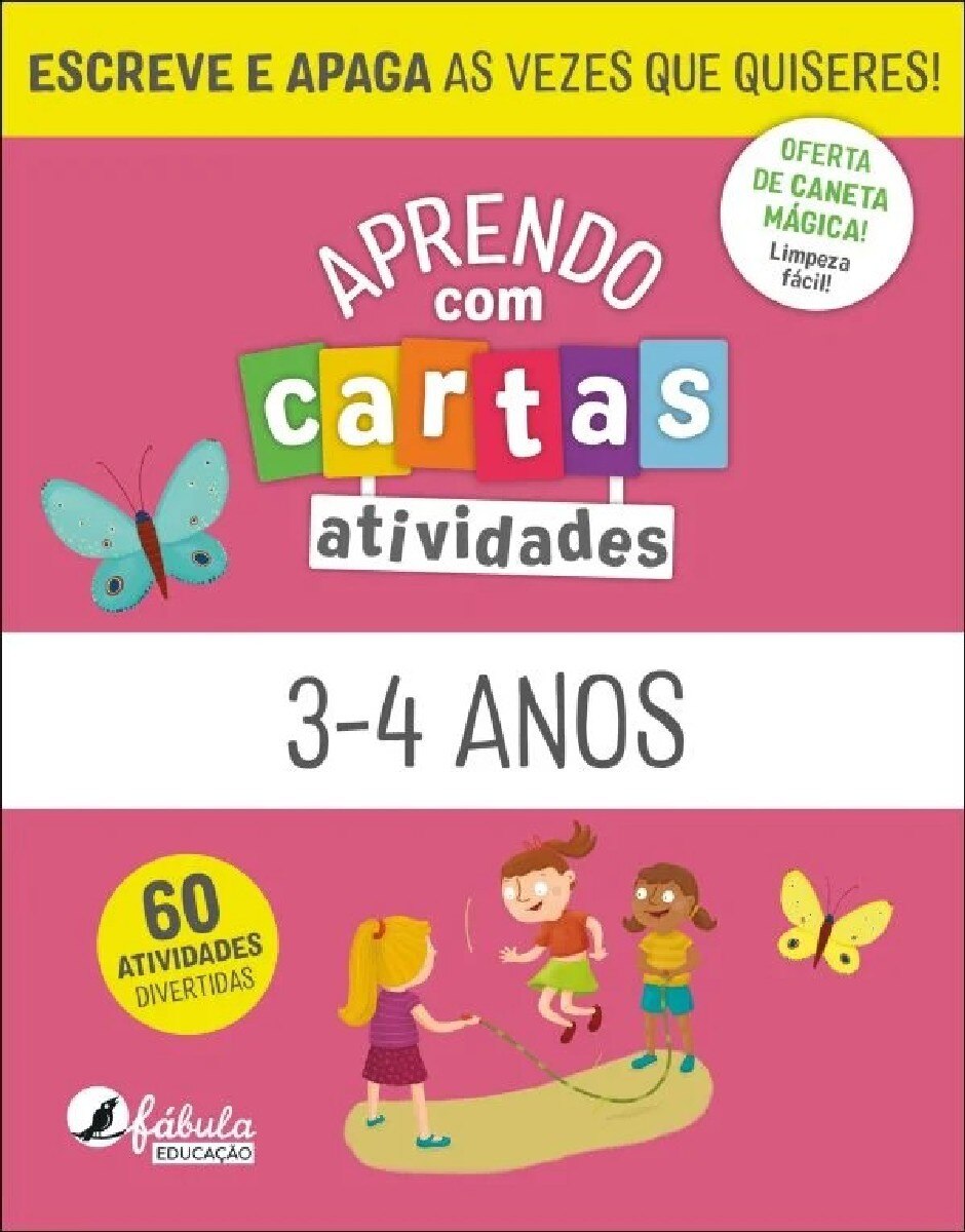 Aprendo com Cartas: Atividades 3-4 Anos 1