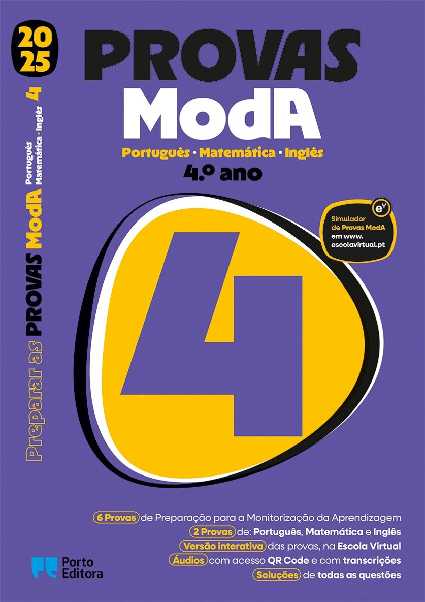 Preparar as Provas ModA 2025 - Português, Matemática e Inglês - 4.º Ano 1