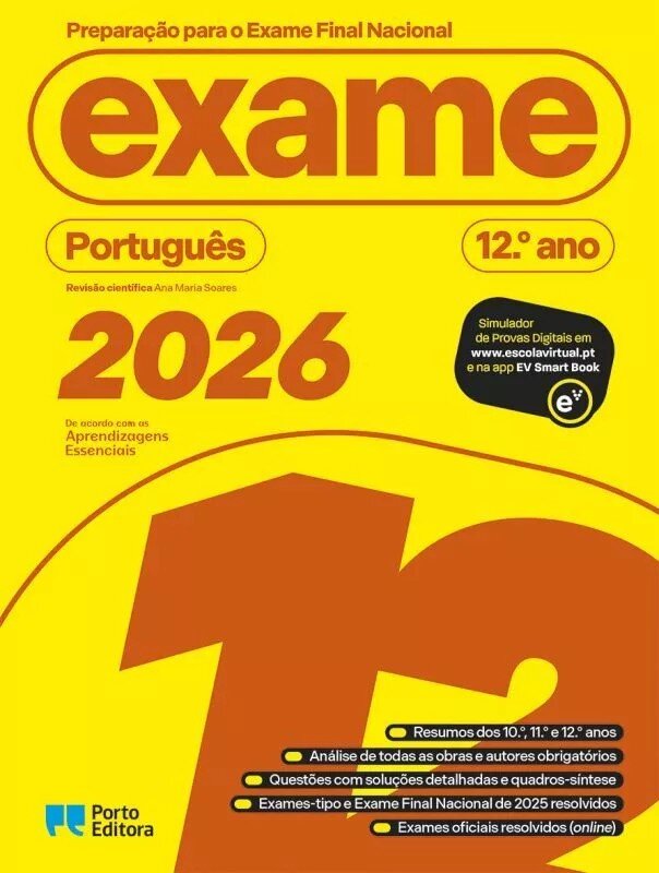 Imagem 0 de Preparação para o Exame Final Nacional 2026 - Português - 12.º Ano