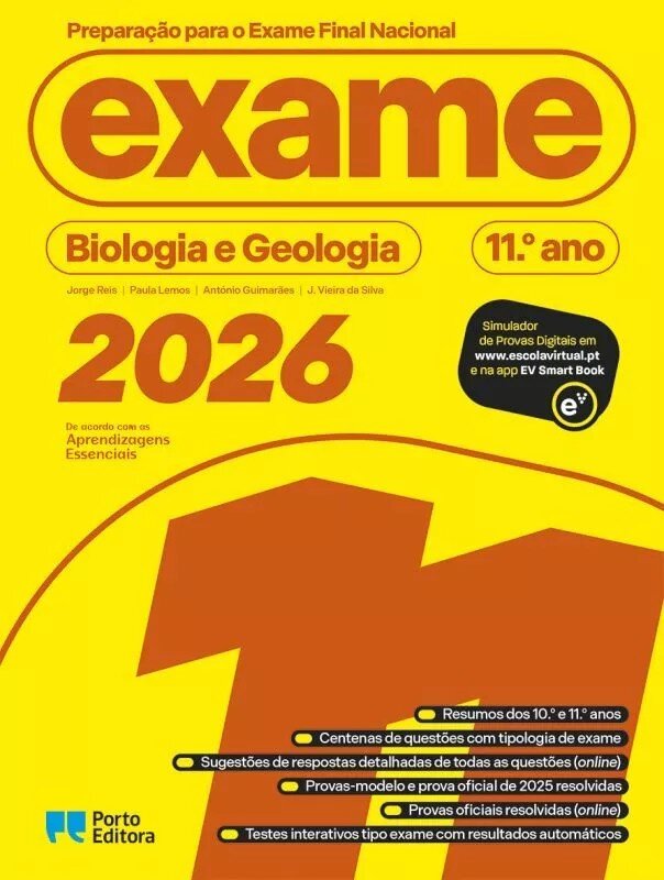 Imagem 0 de Preparação para o Exame Final Nacional 2026 - Biologia e Geologia - 11.º Ano