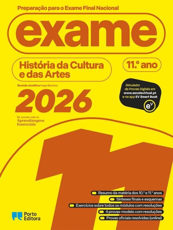 Imagem 0 de Preparação para o Exame Final Nacional 2026 - História da Cultura e das Artes - 11.º Ano