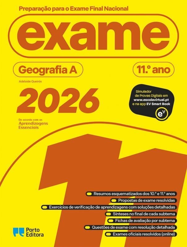 Preparação para o Exame Final Nacional 2026 - Geografia A - 11.º Ano 1