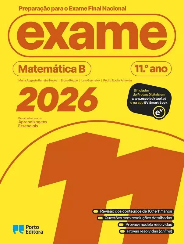 Preparação para o Exame Final Nacional 2026 - Matemática B - 11.º Ano 1
