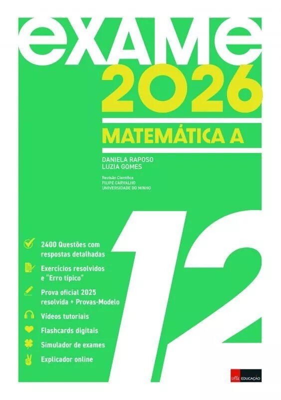 Exame 2026 - Matemática A 12.º Ano 1