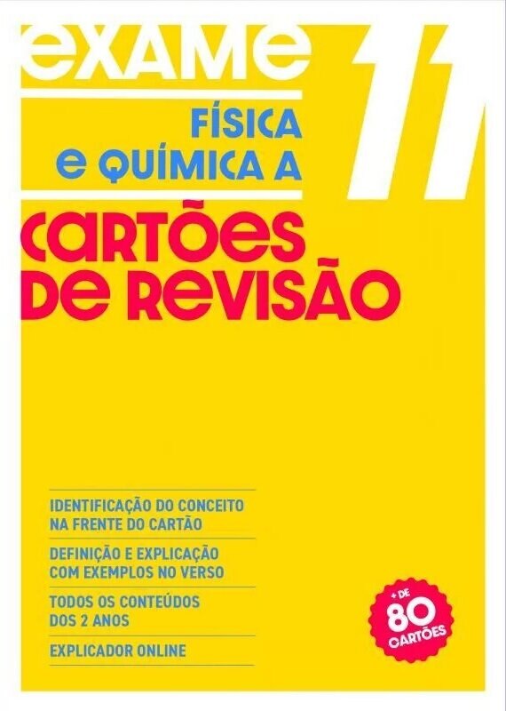 Cartões de Revisão Física e Química A 11.º Ano 1