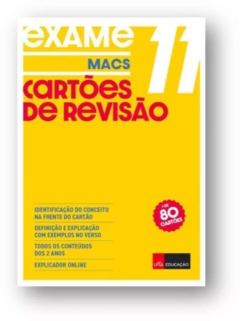 Imagem 0 de Cartões de Revisão - MACS 11