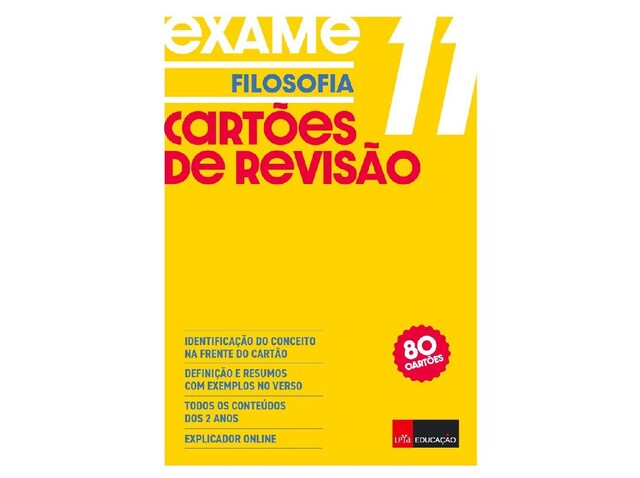 Imagem 0 de Cartoes de revisao filosofia 11