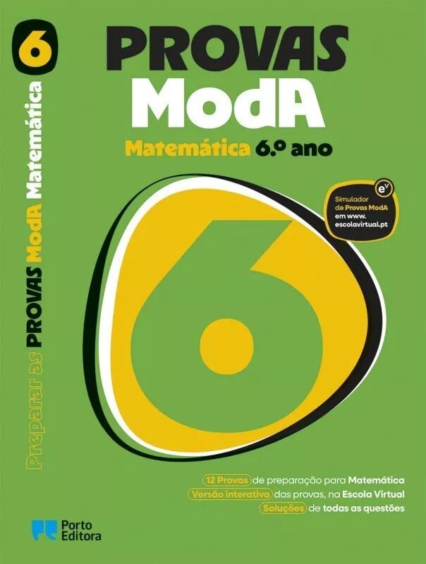Imagem 0 de Preparar as Provas ModA - Matemática - 6.º Ano