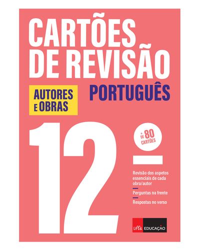 Cartoes de revisao portugues 12ºano 1