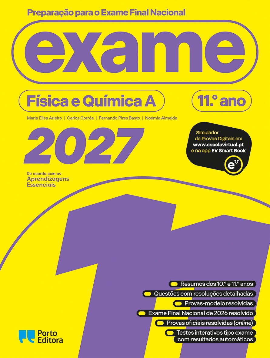 Imagem 0 de Preparação para o Exame Final Nacional 2027 - Física e Química A - 11.º Ano