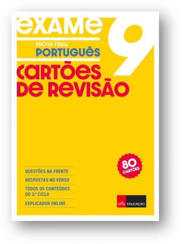 Imagem 0 de Cartões de Revisão - Exame Português 9