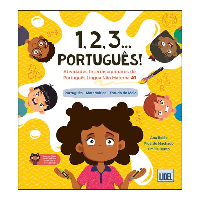 Imagem 0 de 1, 2, 3 Português - Atividades Interdisciplinares de Português Língua Não Materna A1