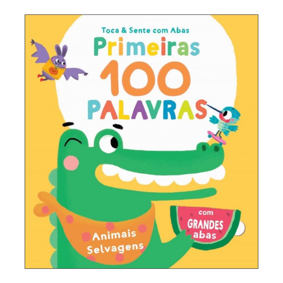 Imagem 0 de Toca & Sente com Abas - Primeiras 100 Palavras - Animais Selvagens