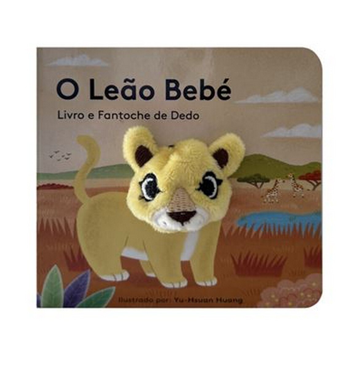 O leão bebé livro e fantoche de dedo 1
