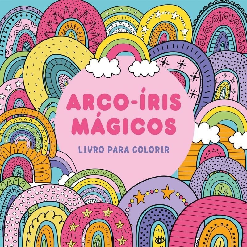 Arco-Íris Mágicos - Livro para colorir 1
