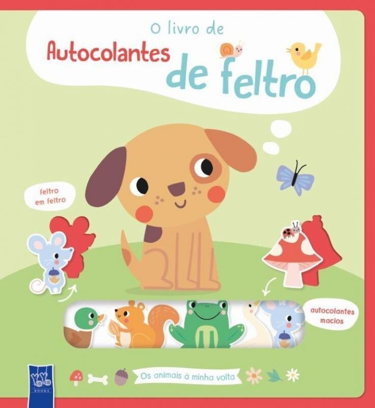 Livro de Autocolantes de Feltro - Os Animais à Minha Volta 1