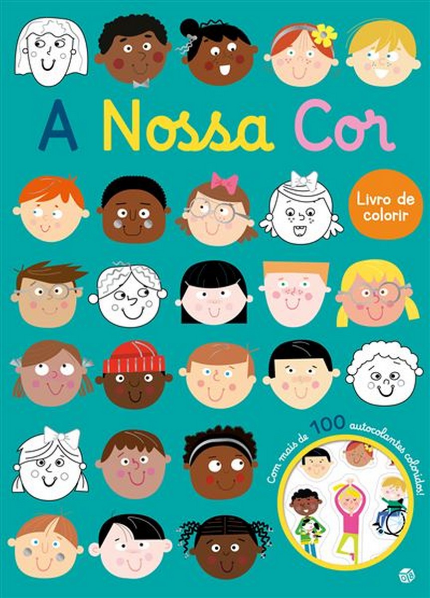 Imagem 0 de A nossa cor livro colorir c oferta autocolantes
