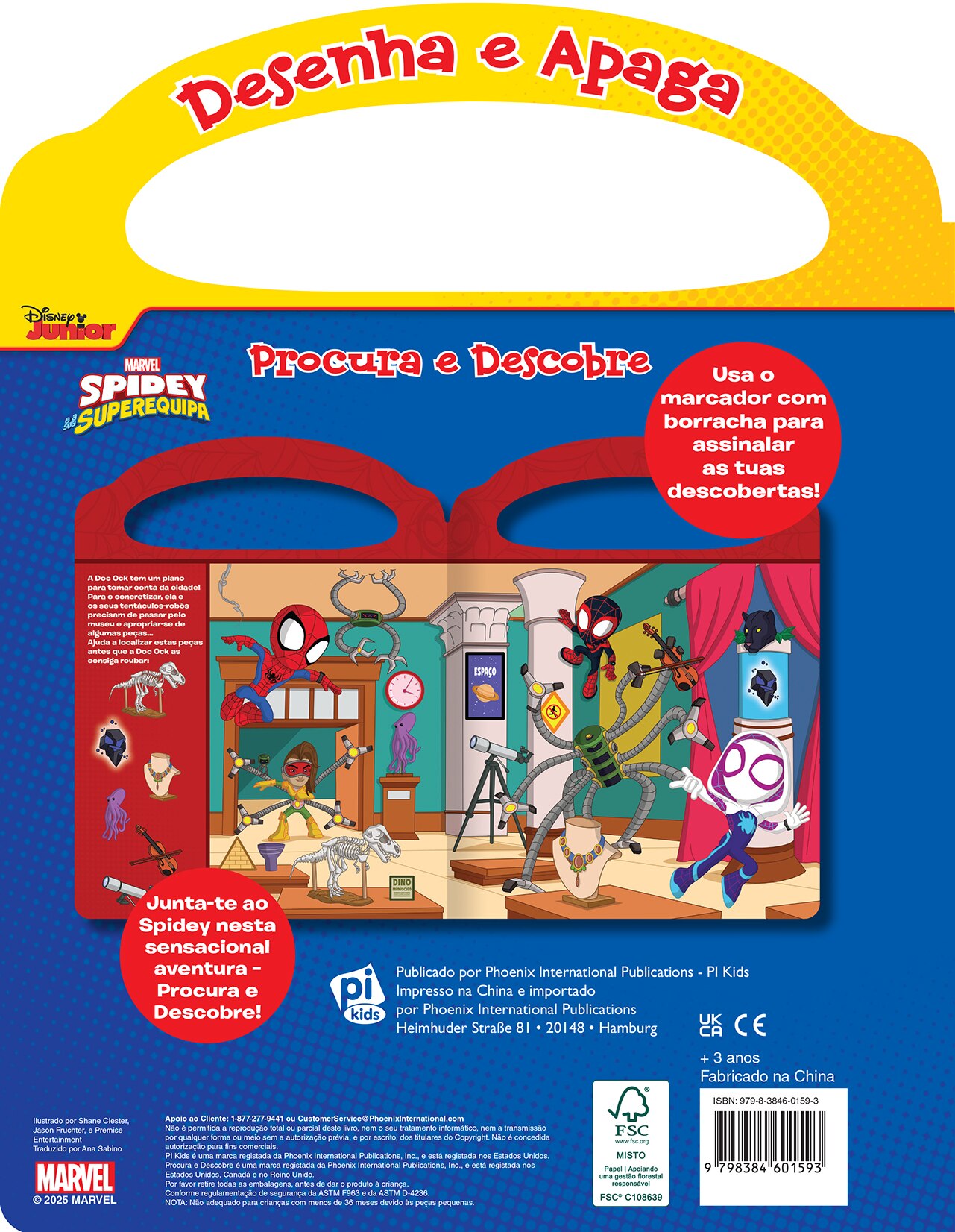 Spidey e a sua Superequipa - Desenha e Apaga, Procura e Descobre 3