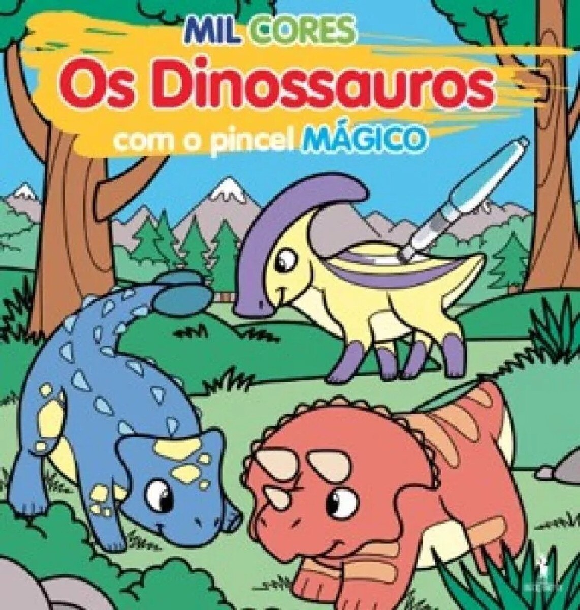 Mil cores - Os Dinossauros - Com o Pincel Mágico 1