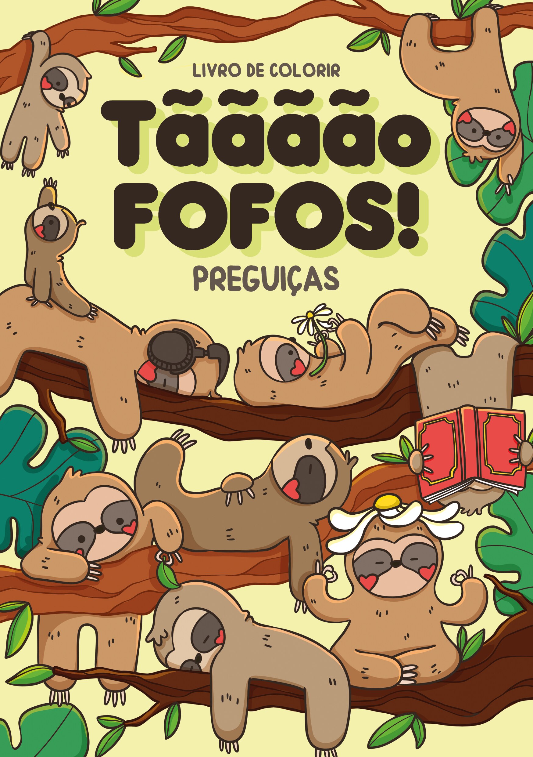 Imagem 0 de Tãããão Fofos! - Preguiças - Livro de colorir