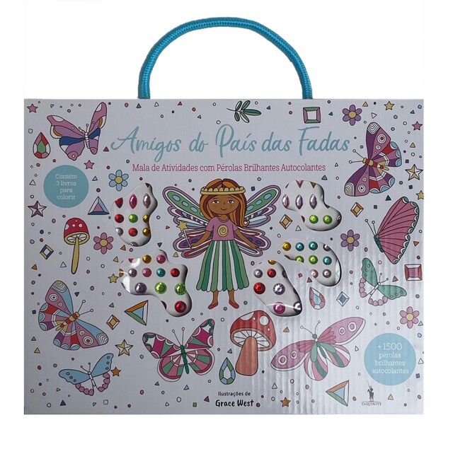Imagem 0 de Amigos do País das Fadas - Mala de Atividades com Pérolas Brilhantes - Autocolantes