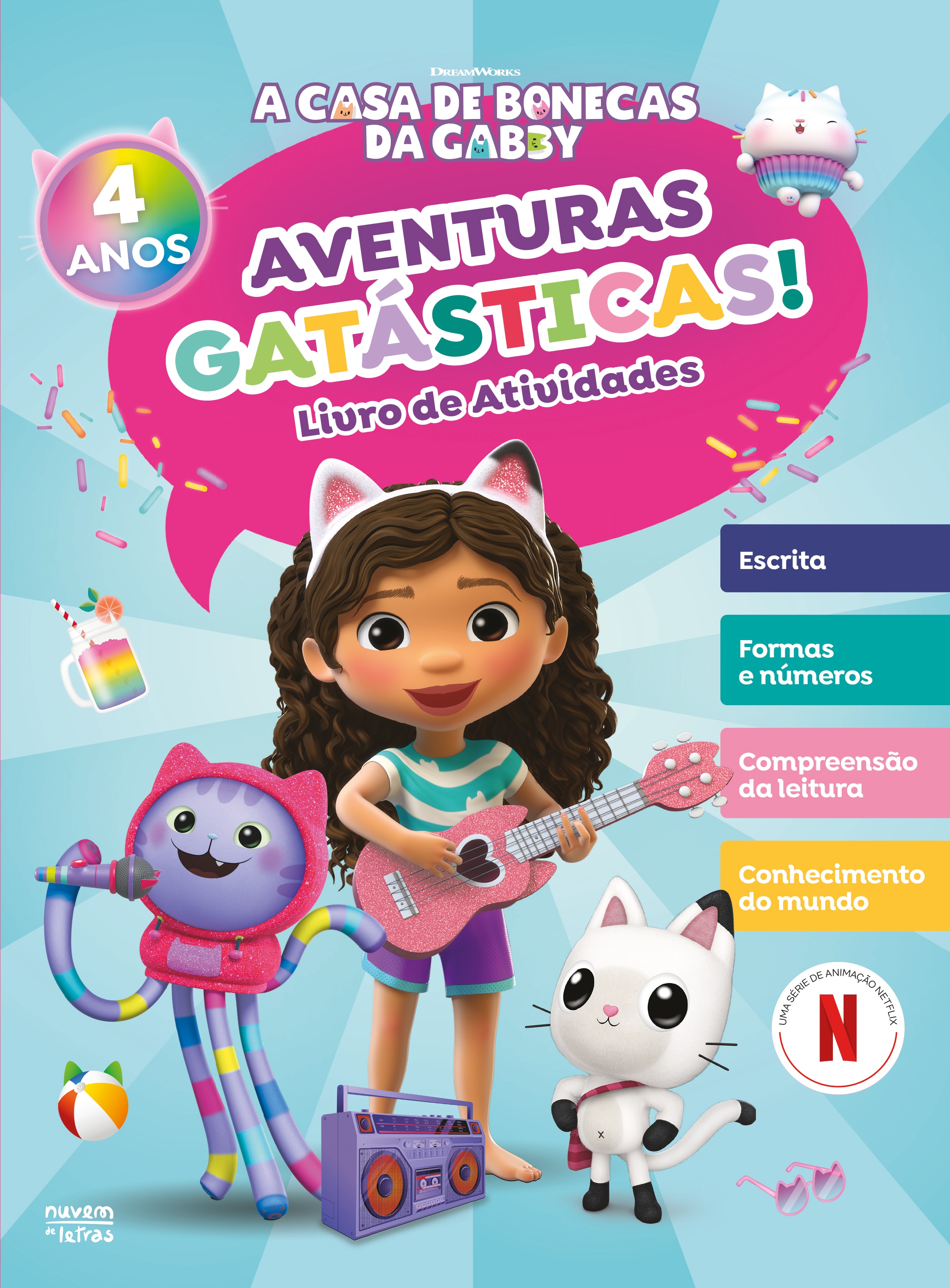 Aventuras Gatásticas! Livro de Atividades: 4 Anos 1