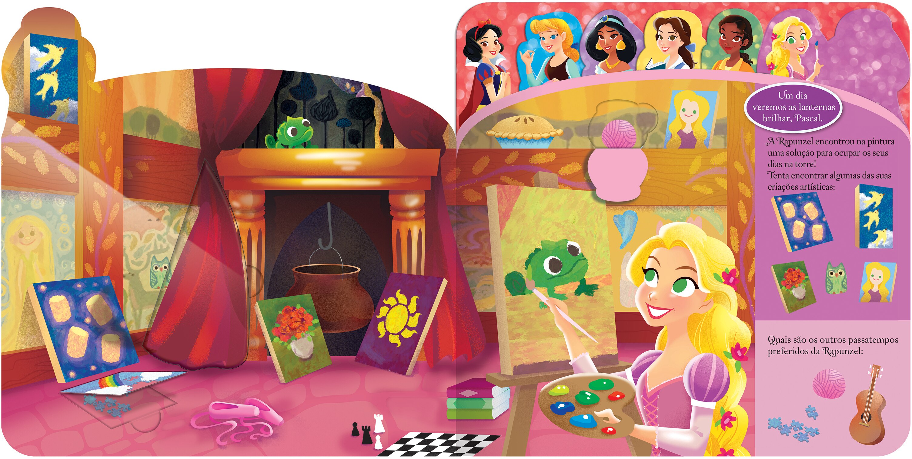 Tesouros Escondidos no Mundo das Princesas - Levanta as Abas - Procura e Descobre 2